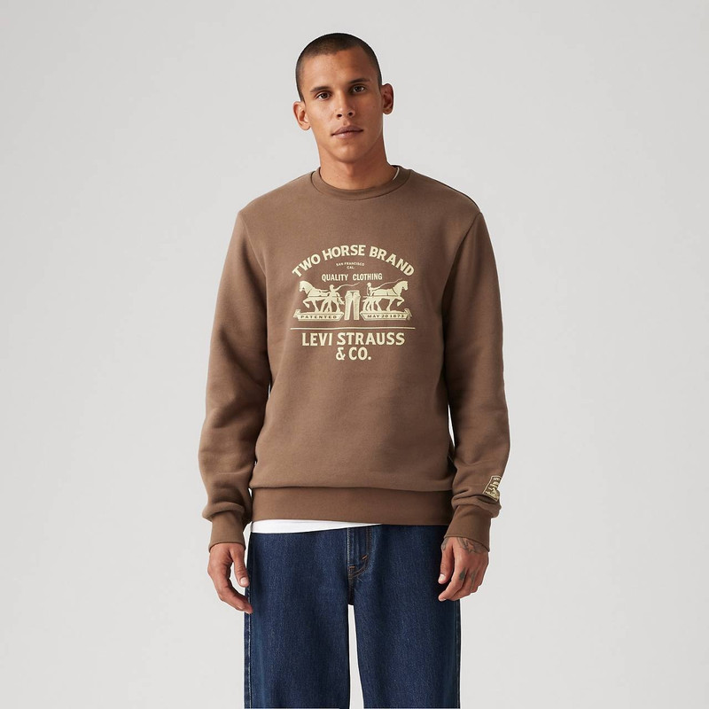 STANDARD FIT GRAPHIC CREWNECK SWEATSHIRT 2