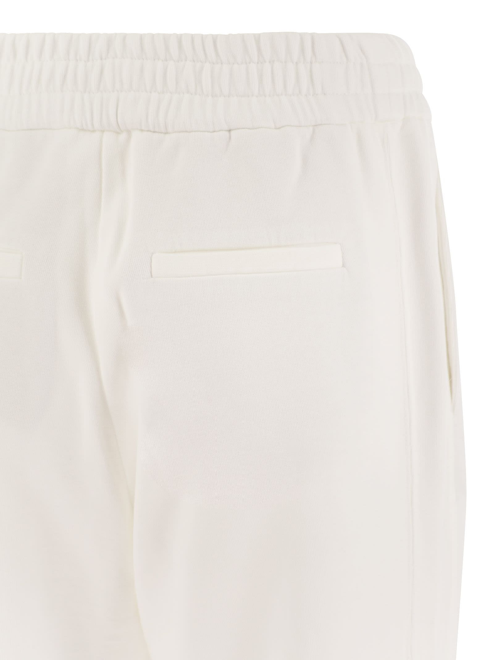 Brunello Cucinelli Women Track Trousers In Light Cotton Fleece - 4