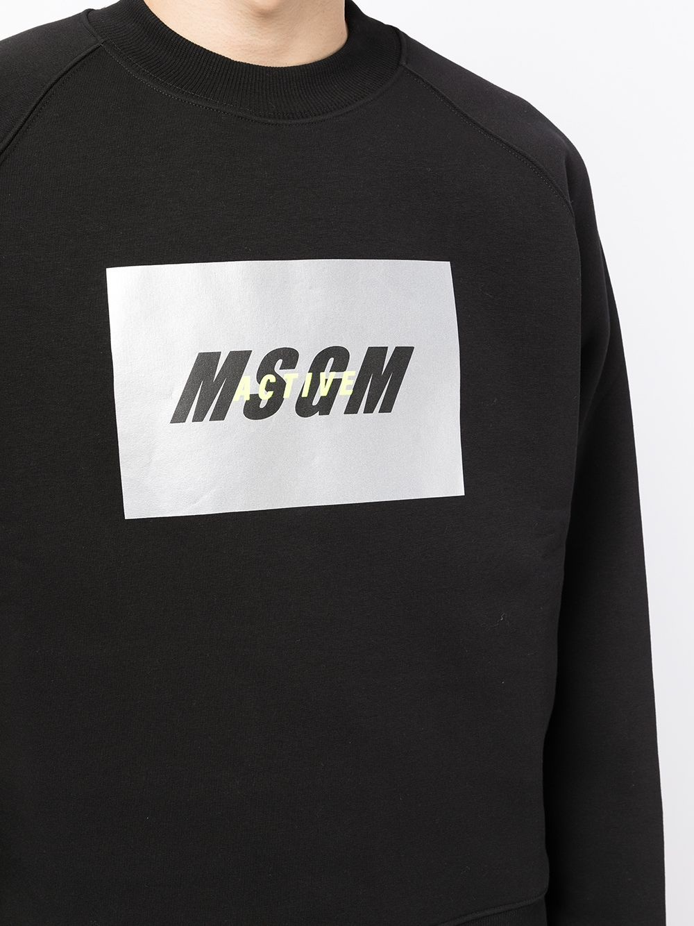 logo print sweatshirt - 5