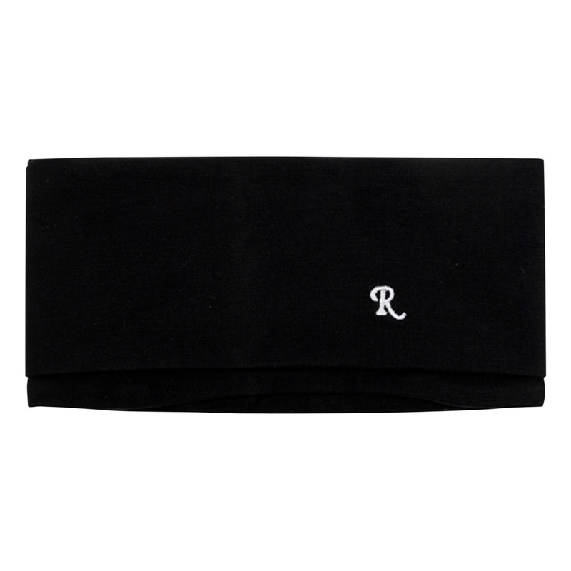 Raf Simons Logo Neckerchief Scarf 'Black' - 1