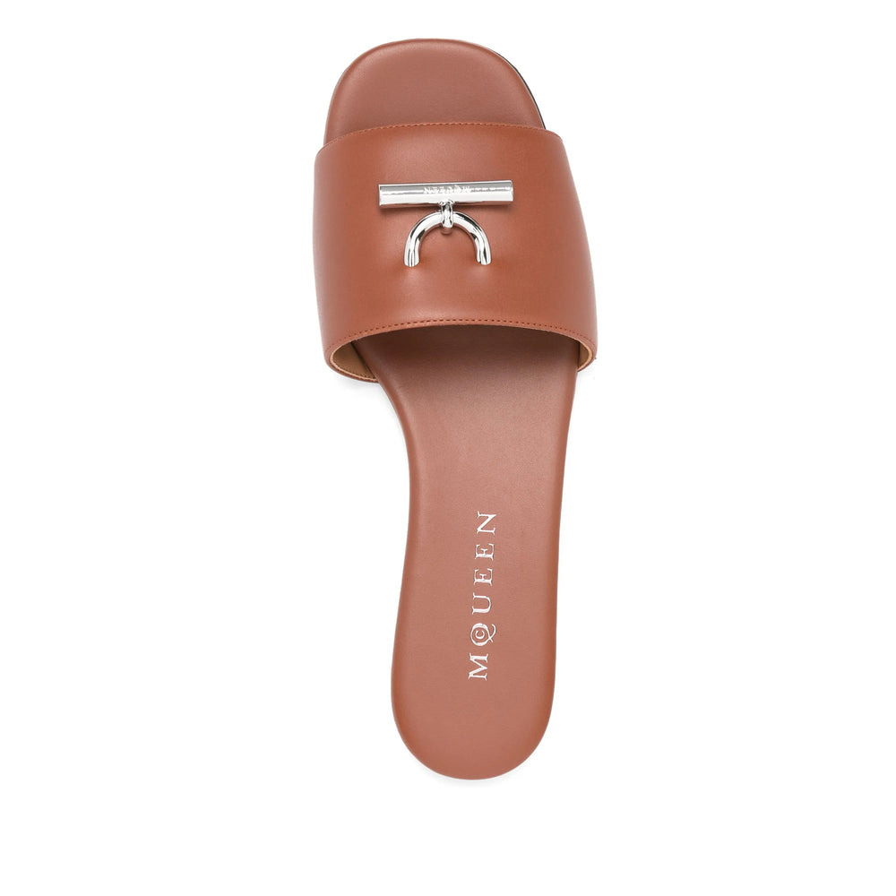 Alexander Mcqueen Brown Flip-Flops & Slides Women - 3