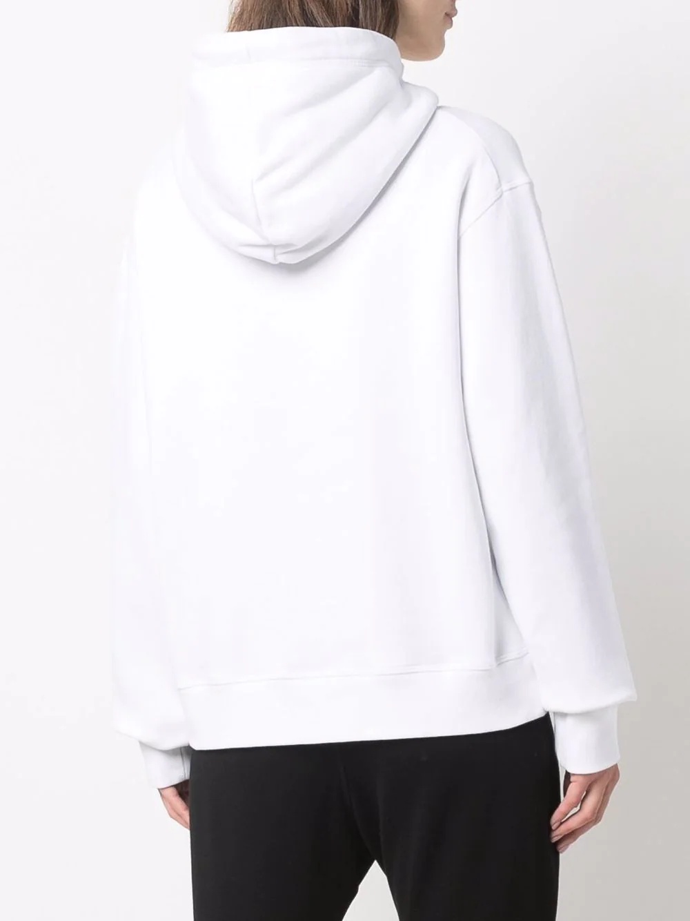 Icon-print cotton hoodie - 4