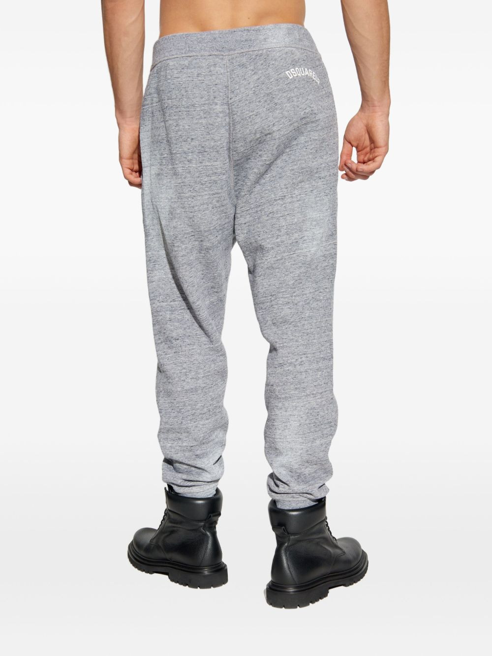 distressed-detail track pants - 4
