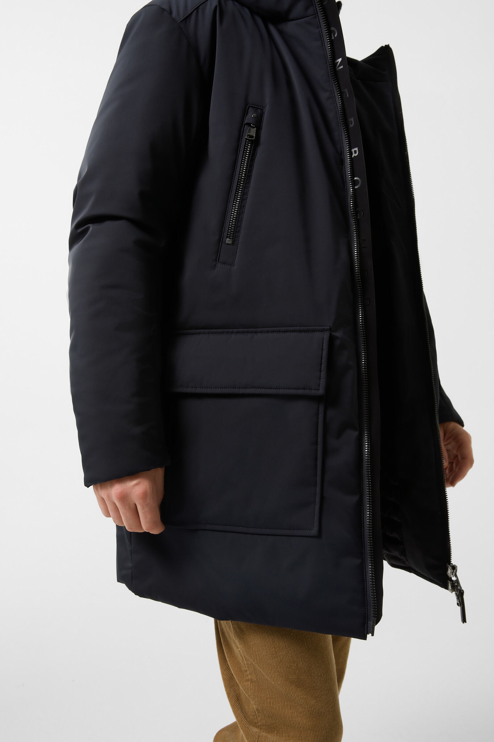 Janis Down parka in Navy blue - 7