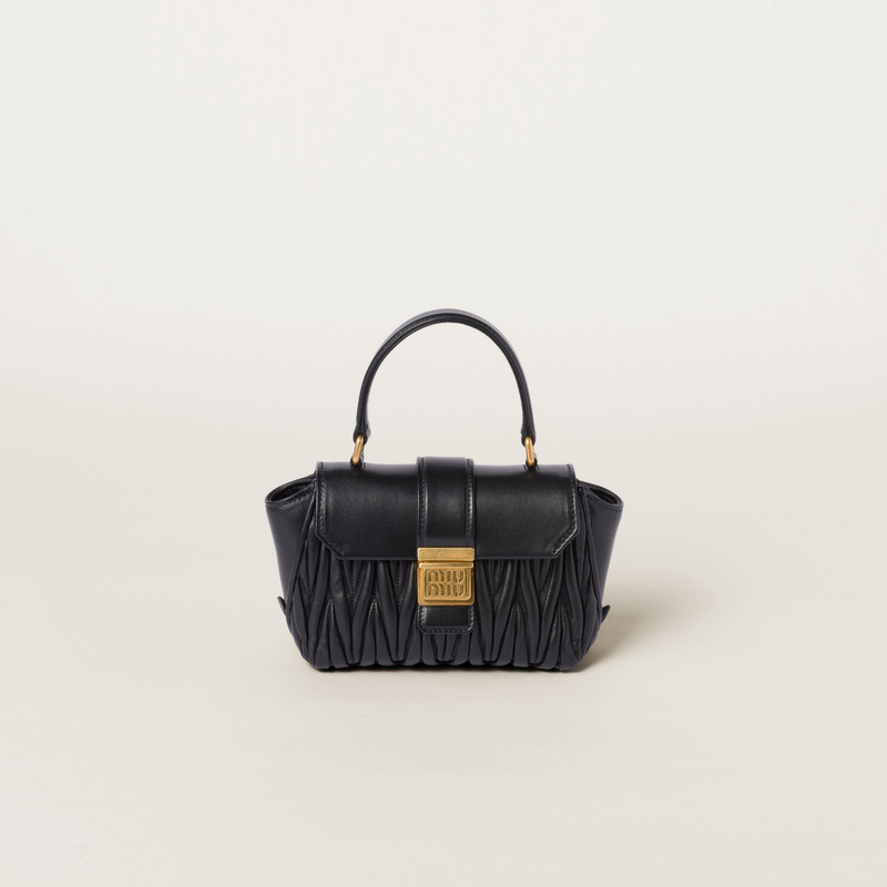 Matelassé nappa leather mini-bag 1