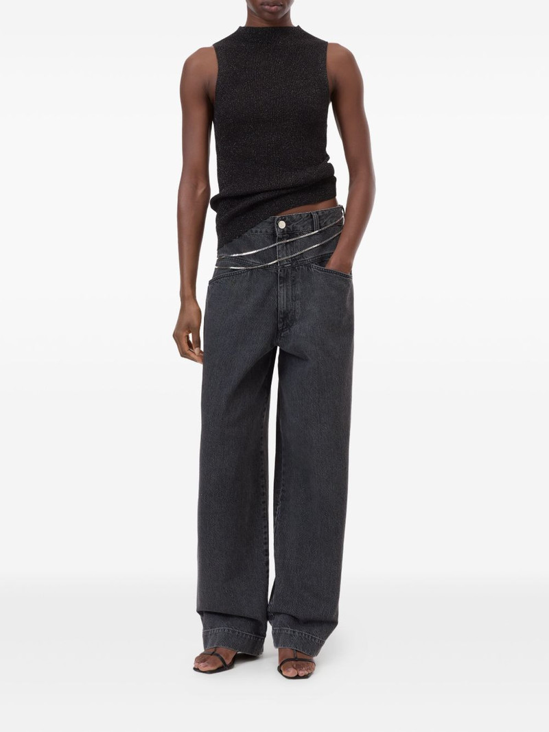 CLOSED lurex sleeveless top outlook