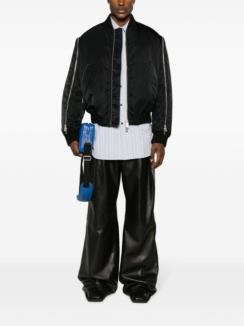 Off-White oversized striped cotton shirt outlook