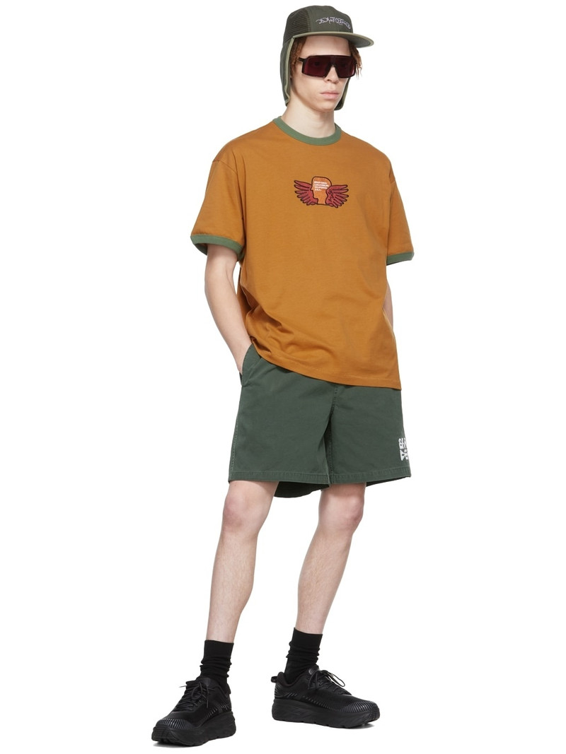 BRAIN DEAD Brown Cotton T-Shirt outlook