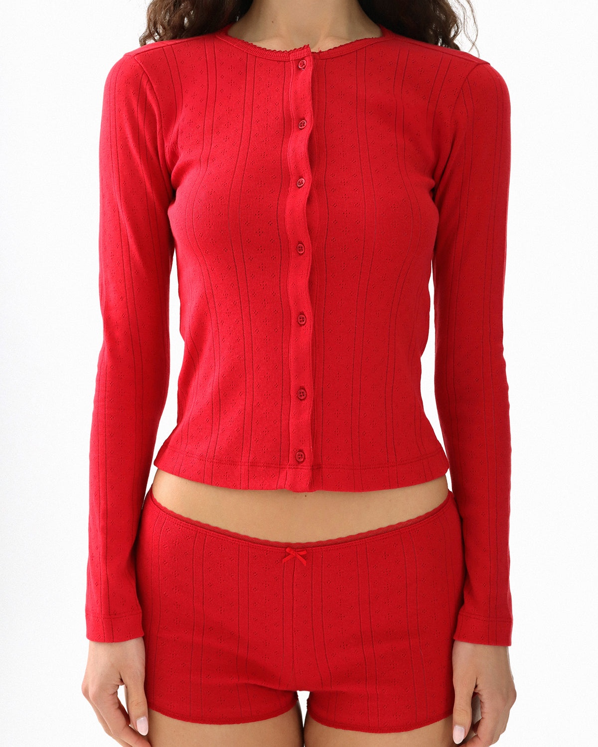 The Cardigan Cherry Red - 2