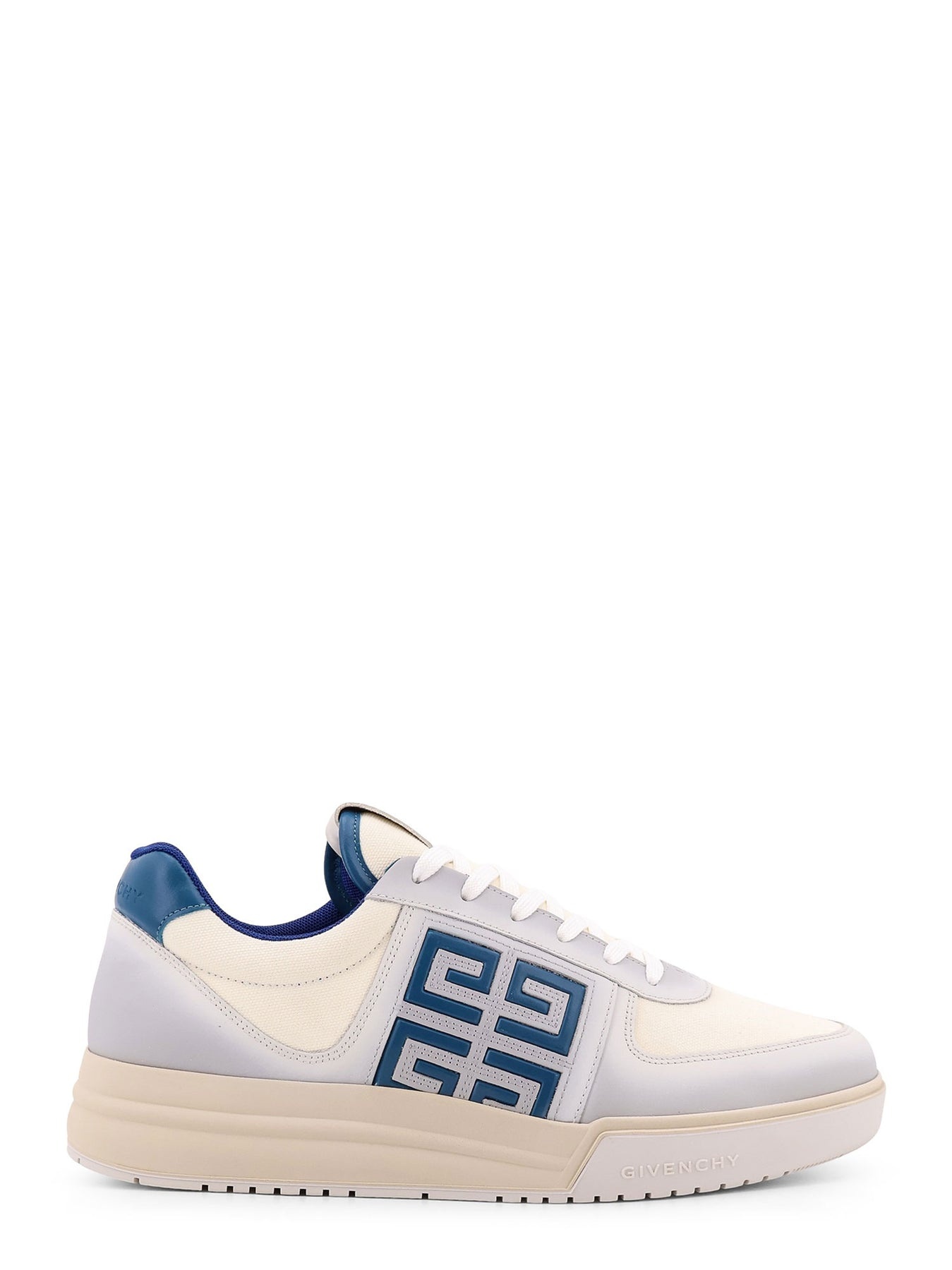 G4 Low-Top canvas and leather sneakers with iconic detail - 1