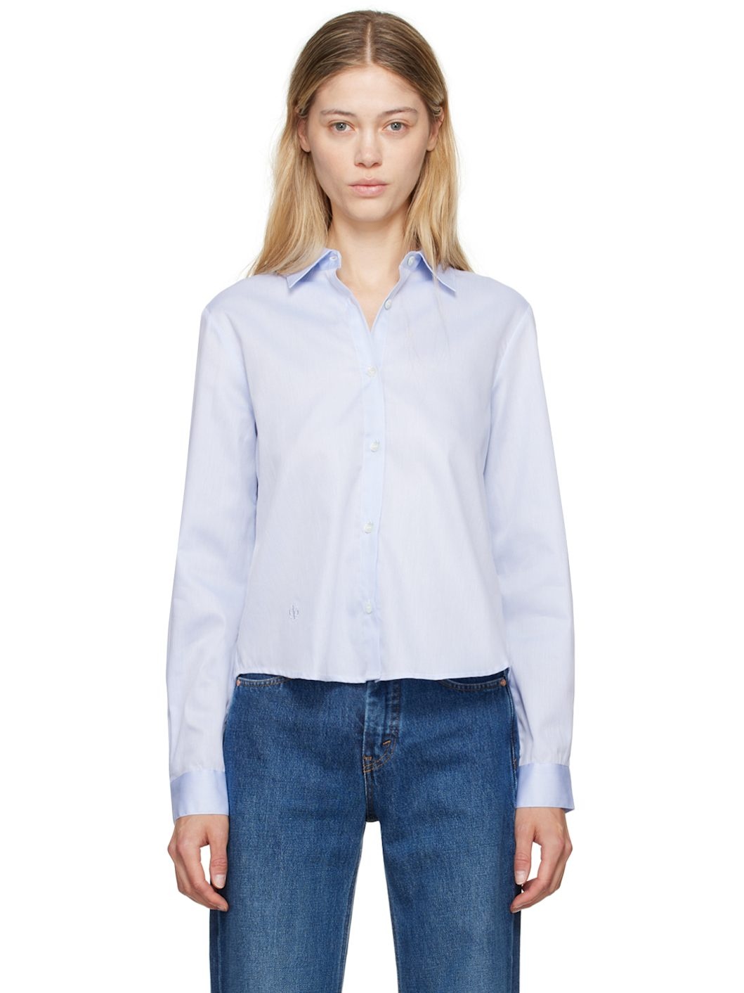 Blue & White Palmela Shirt - 1