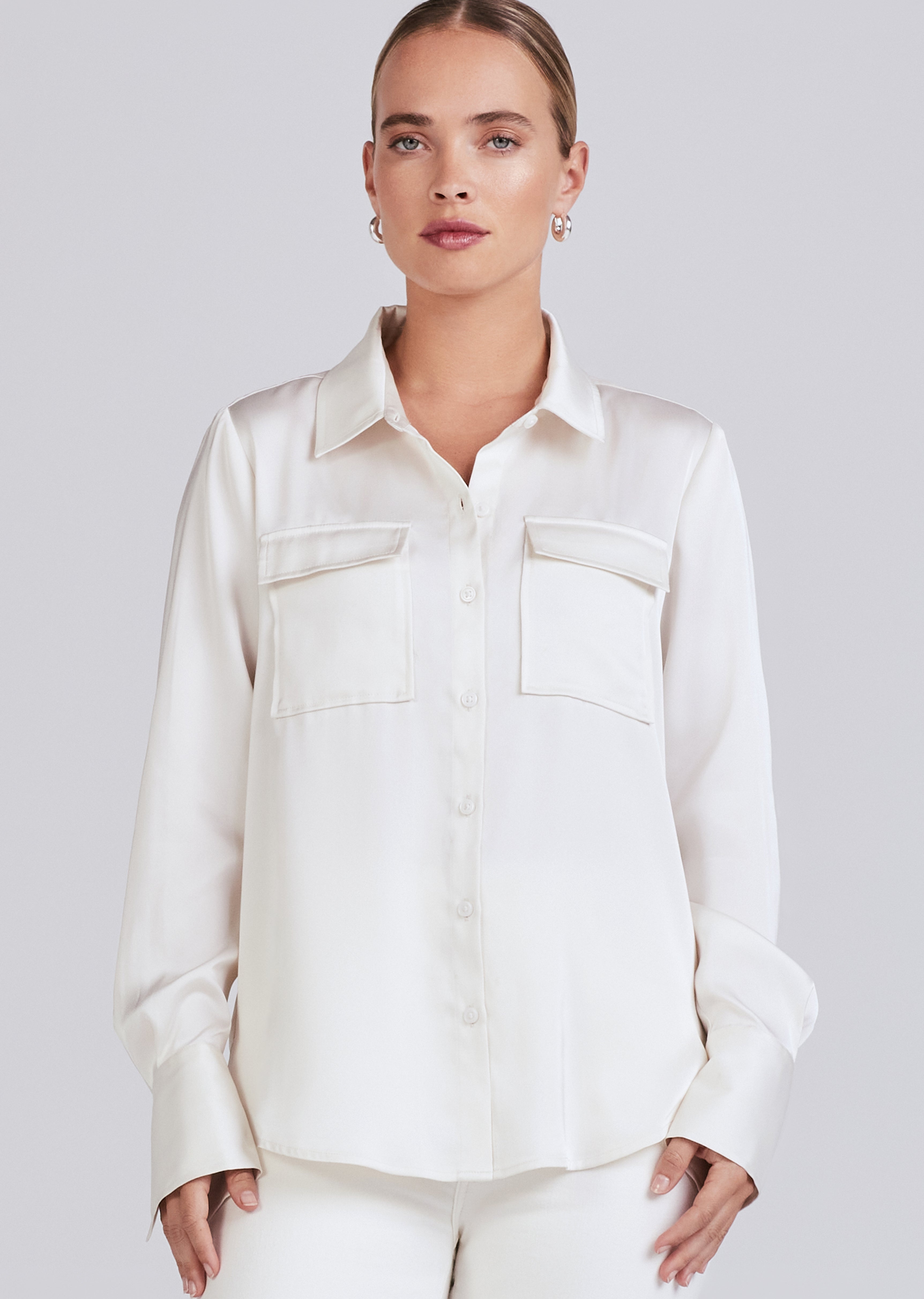 LORENA BUTTON DOWN BLOUSE - 2