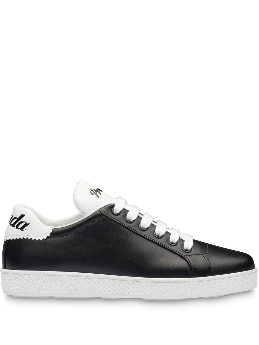 leather monochrome sneakers - 1