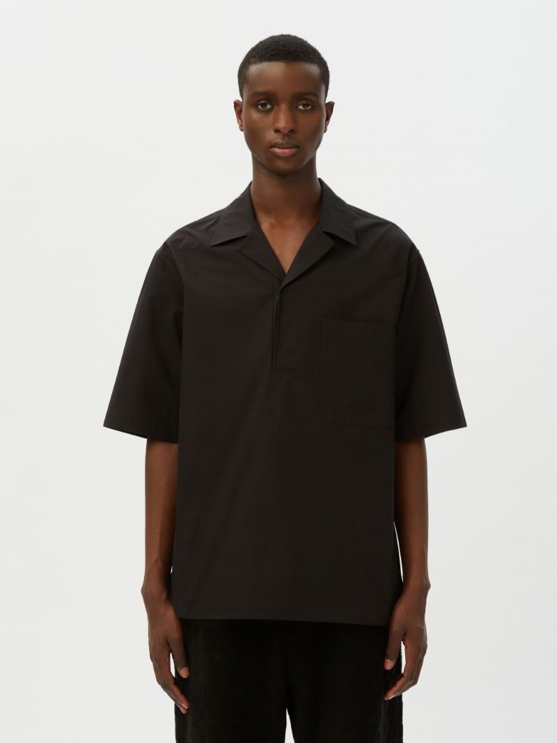 logo-embroidered short-sleeve shirt - 3