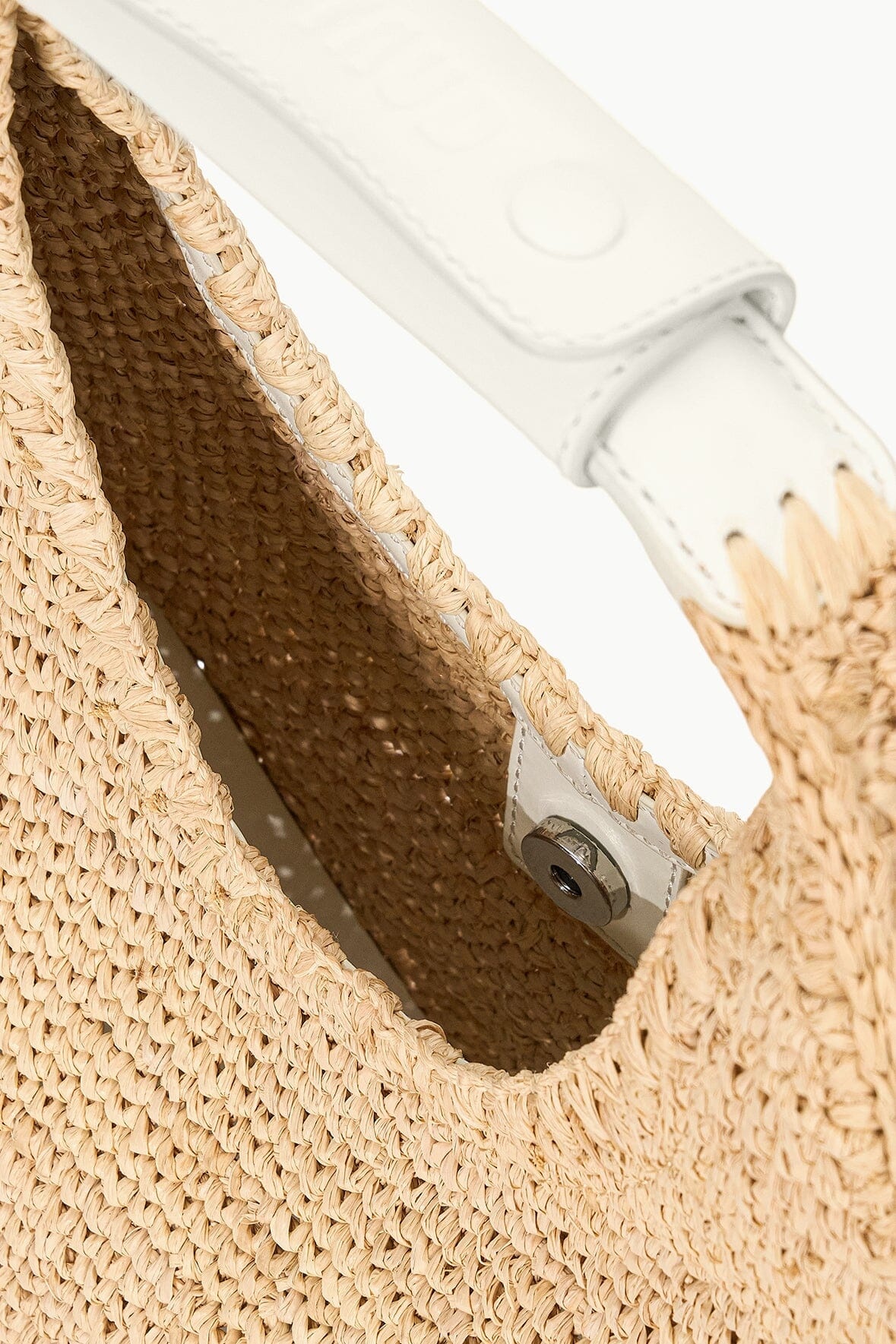 STAUD ST. REGIS MOON TOTE BAG NATURAL PAPER - 7
