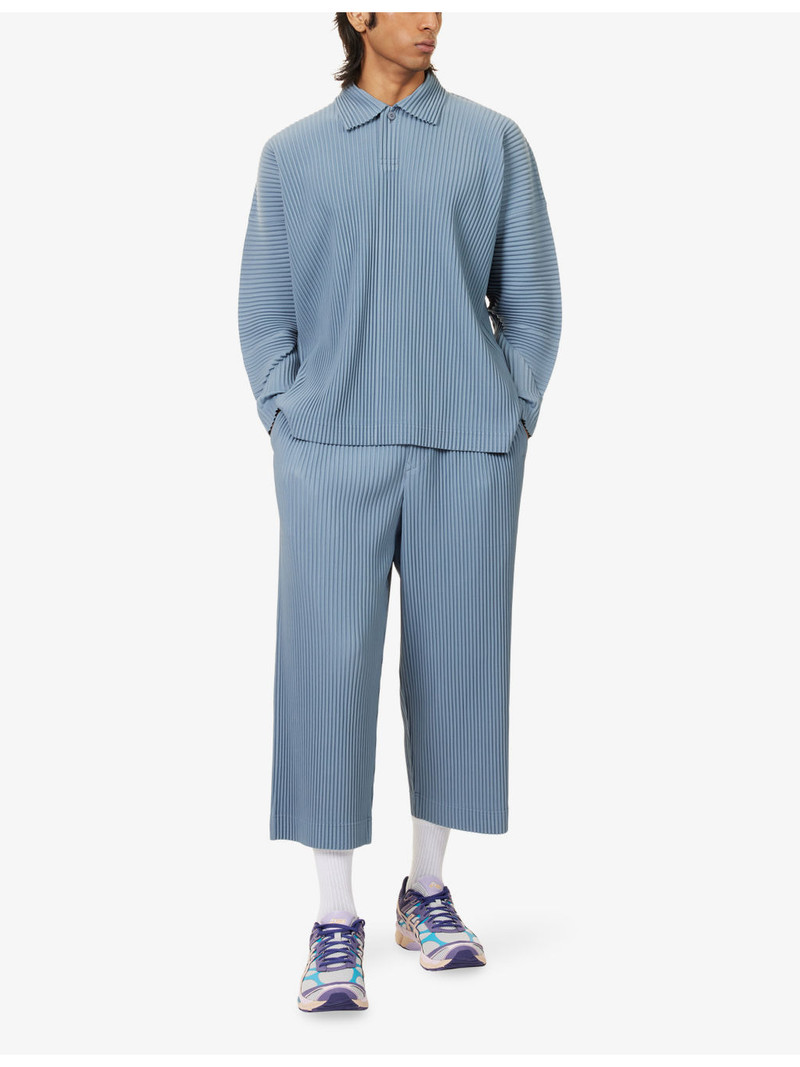 ISSEY MIYAKE Monthly Colors: August Drawstring Knitted Trousers outlook