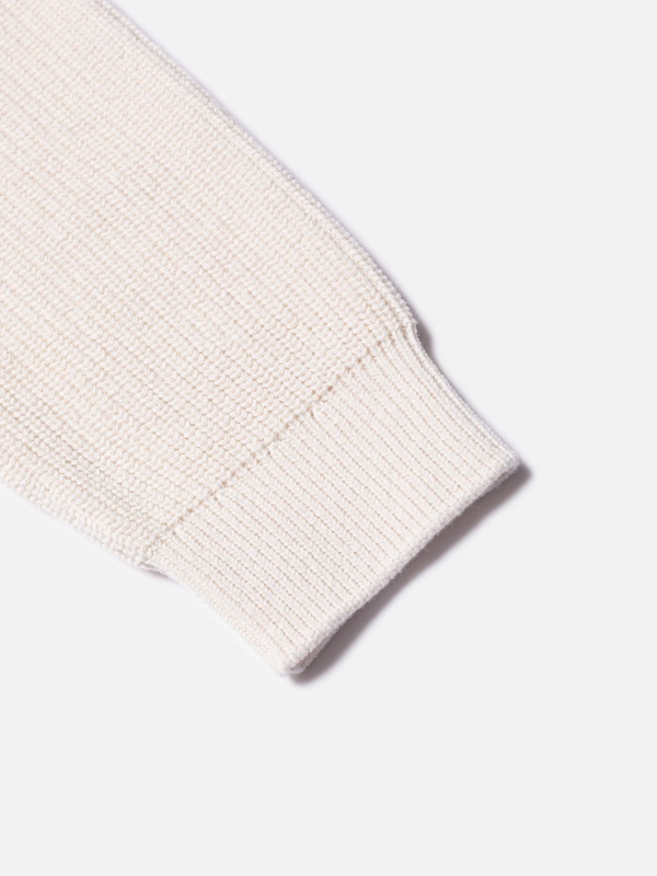 August Rib Cotton Chalk White - 5
