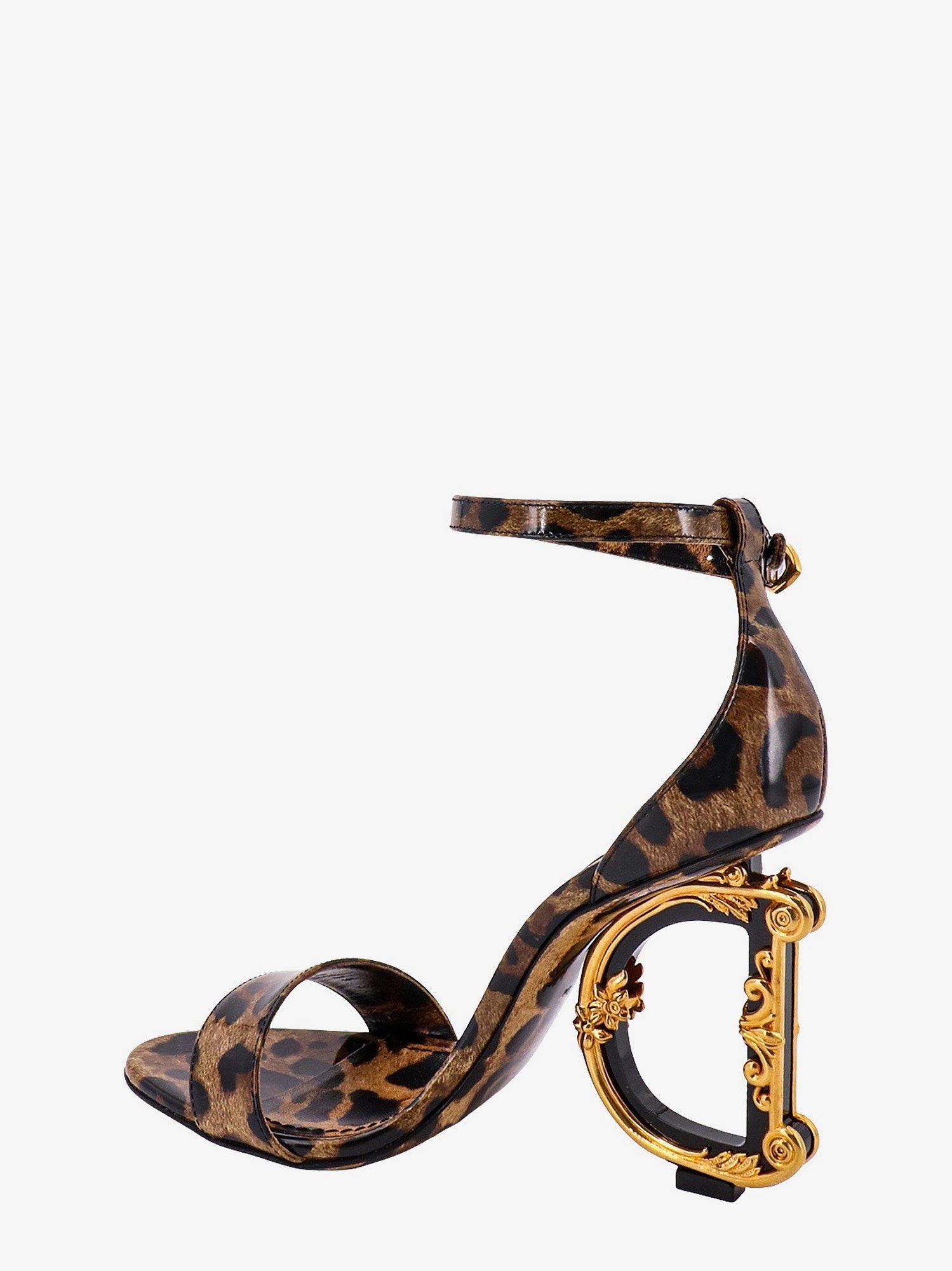 Dolce & Gabbana Woman Dg Barocco Woman Natural Print Sandals - 3