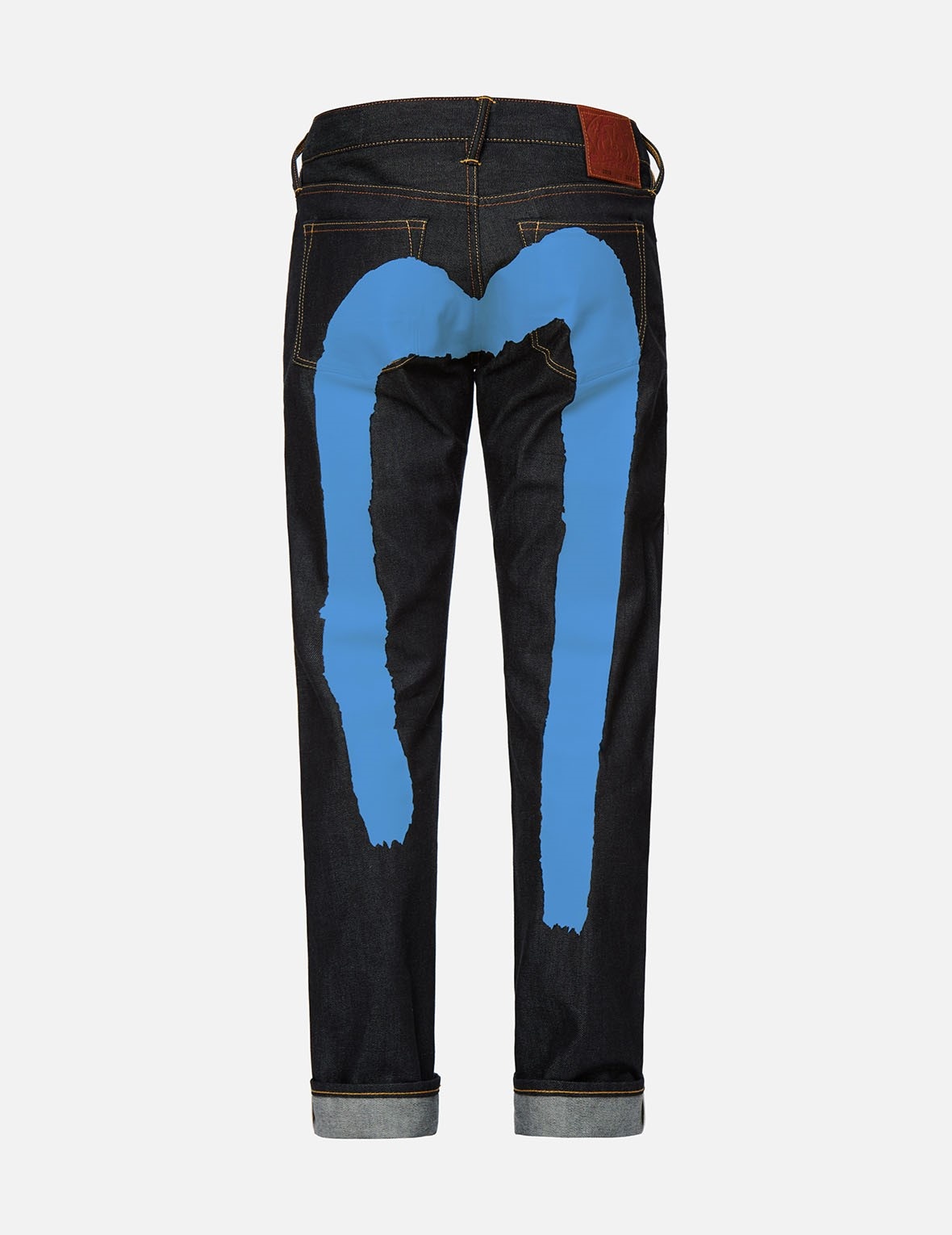 BLUE BRUSHSTROKE DAICOCK SLIM FIT JEANS #2010 - 2