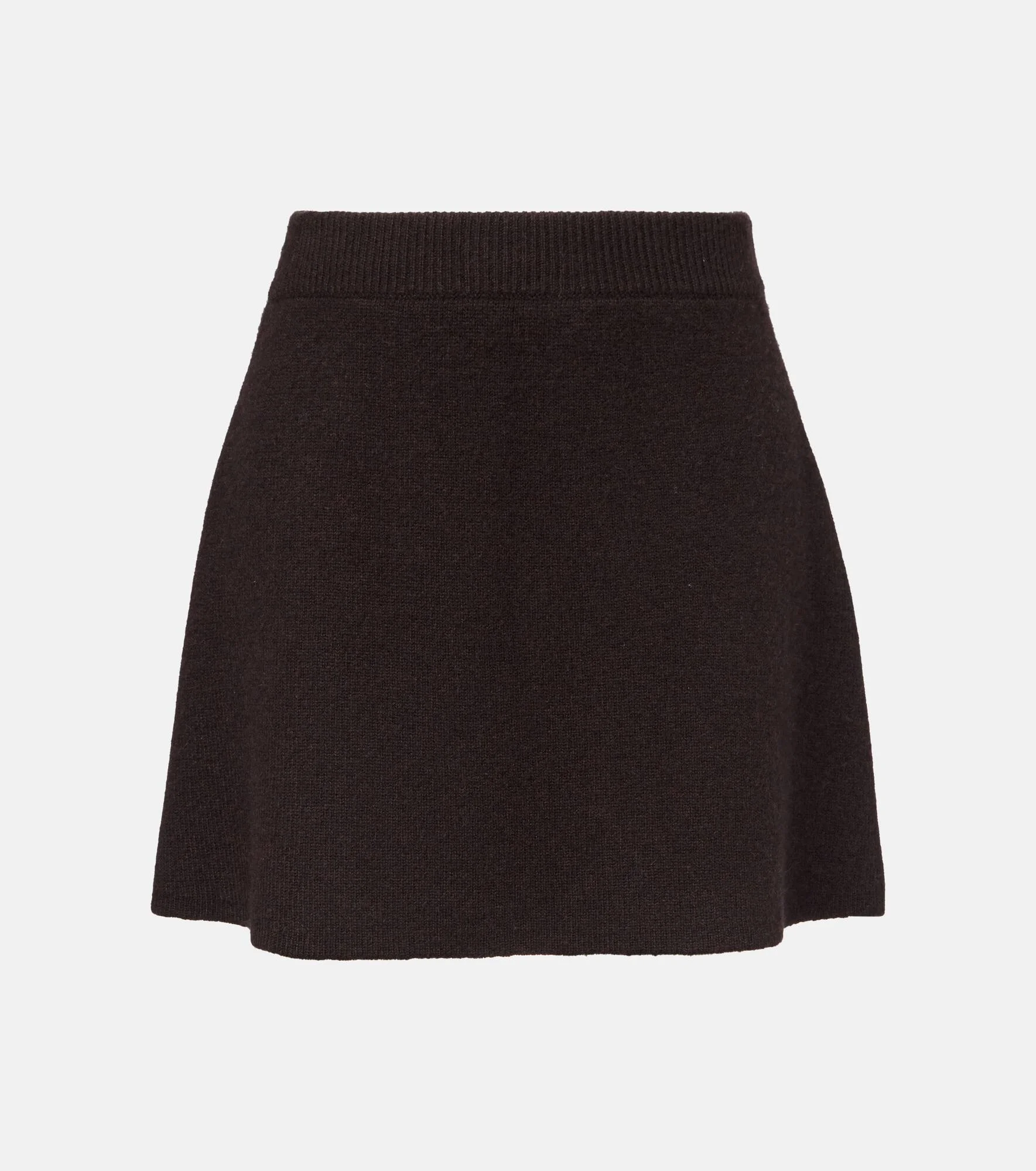 Clare high-rise cashmere miniskirt - 1