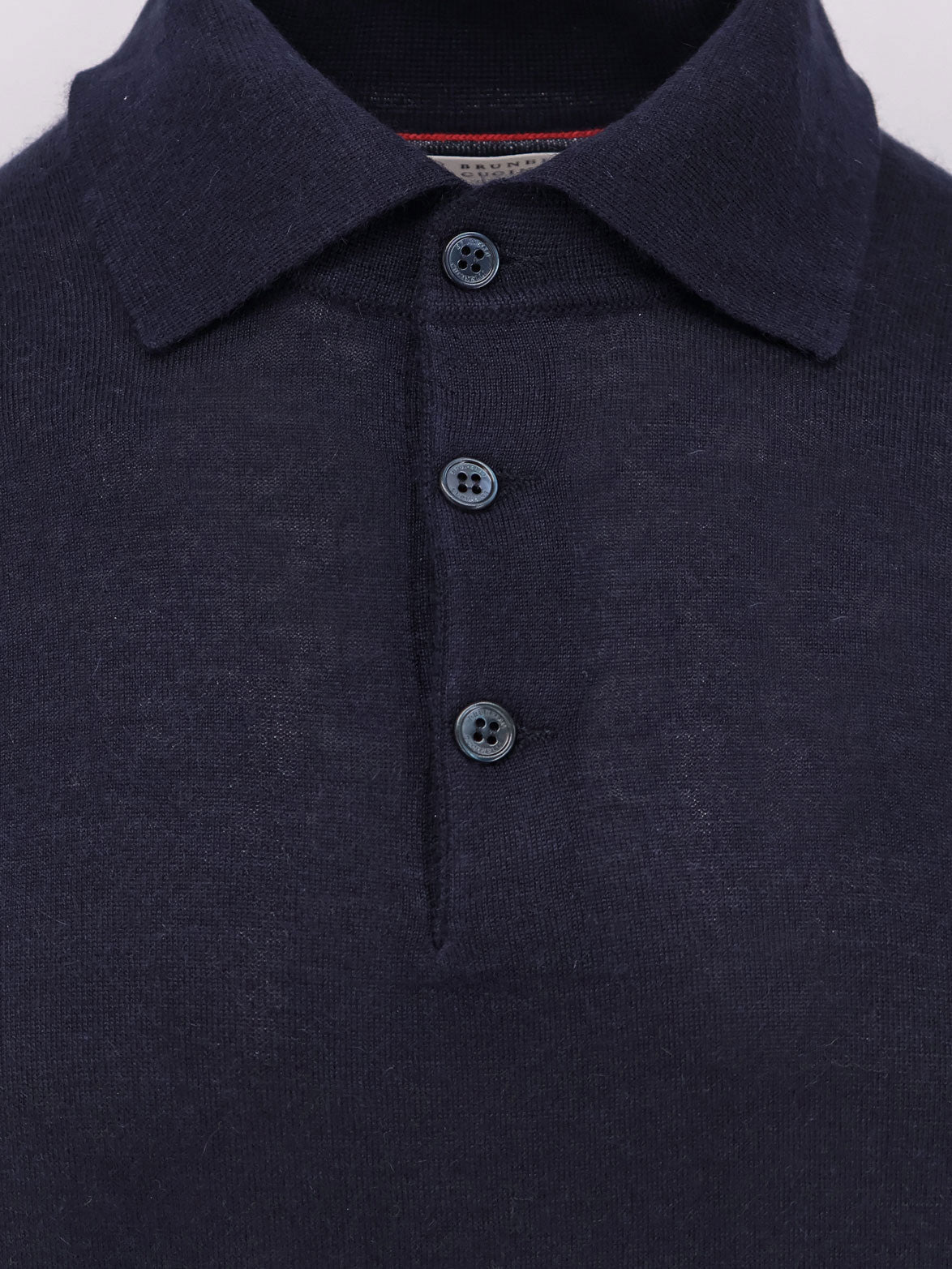 Brunello Cucinelli Men Cashmere And Cotton Polo Shirt - 3