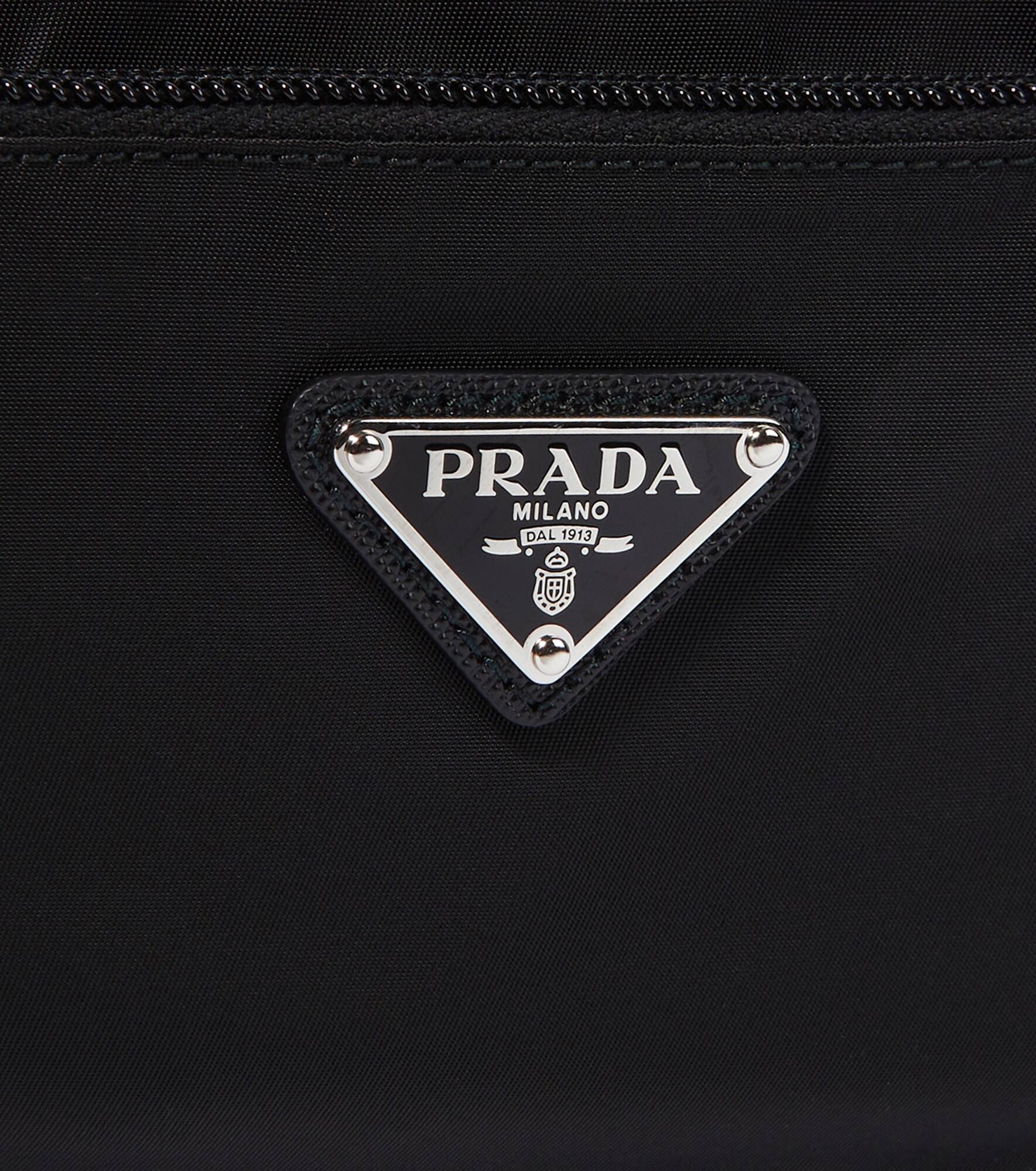 Re-Nylon leather-trimmed toiletry bag - 5