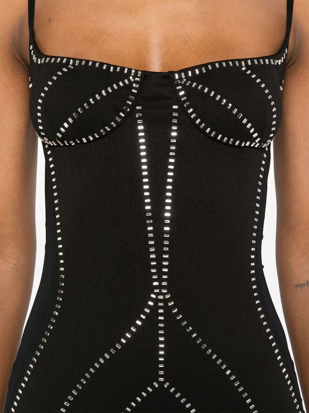 spaghetti-strap mini dress - 5