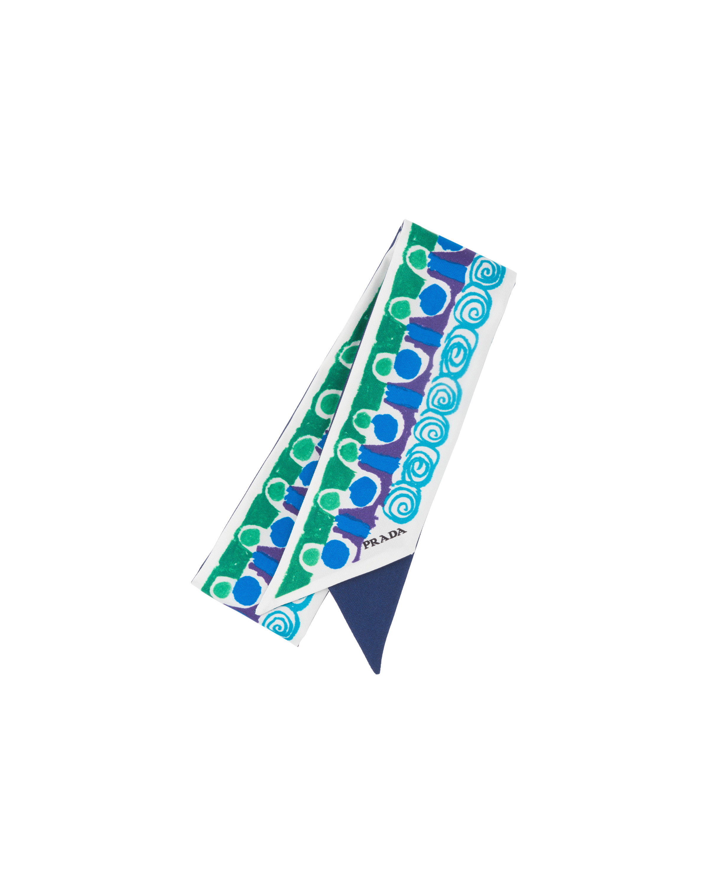 Pittoresque print silk ribbon - 1