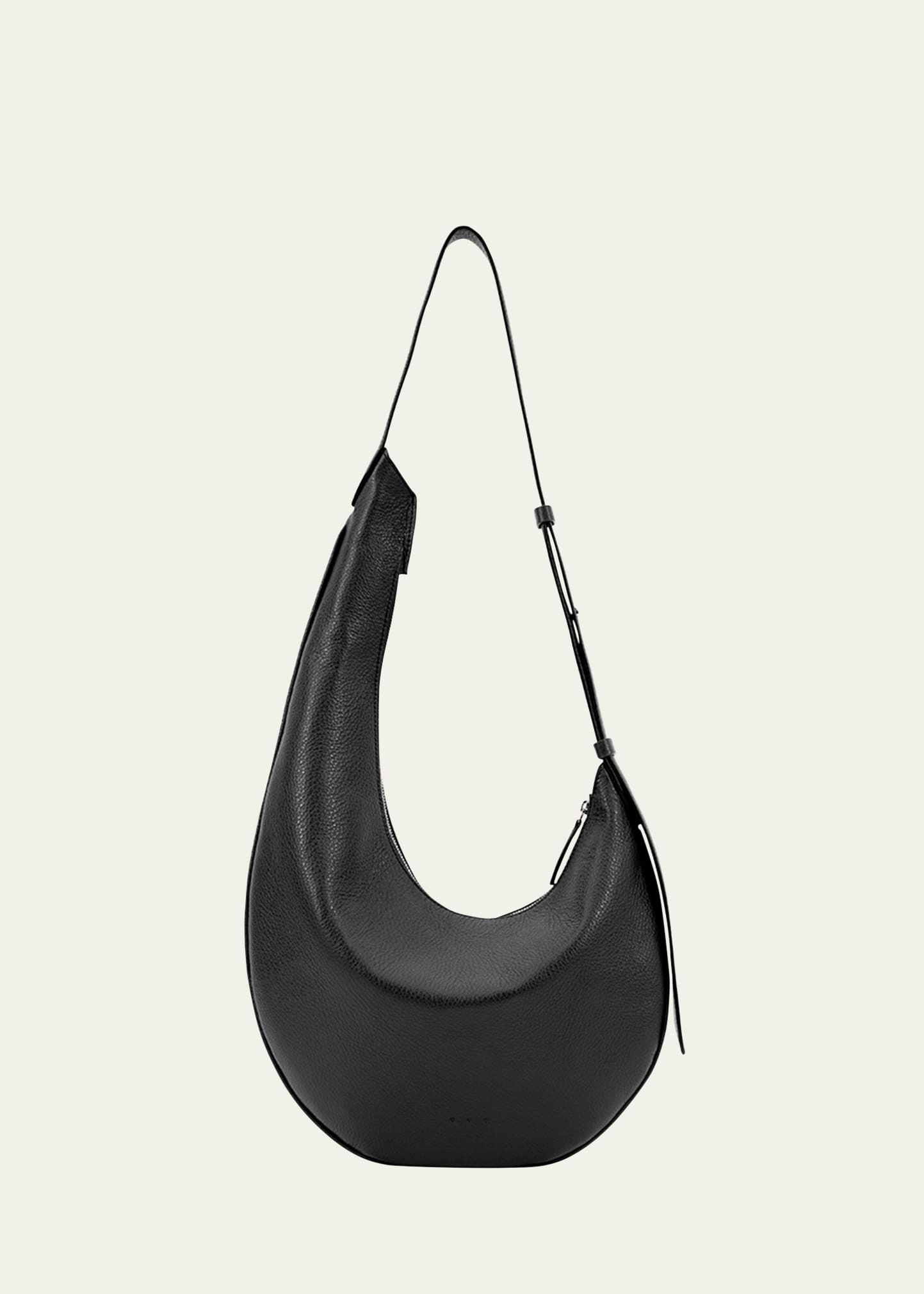 Lune Calfskin Leather Hobo Bag - 1