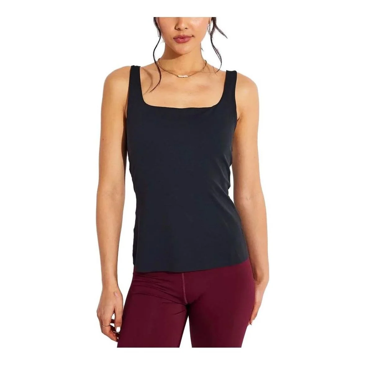 (WMNS) Nike Dri-FIT Yoga Tank Top 'Black' DA0723-010 - 1