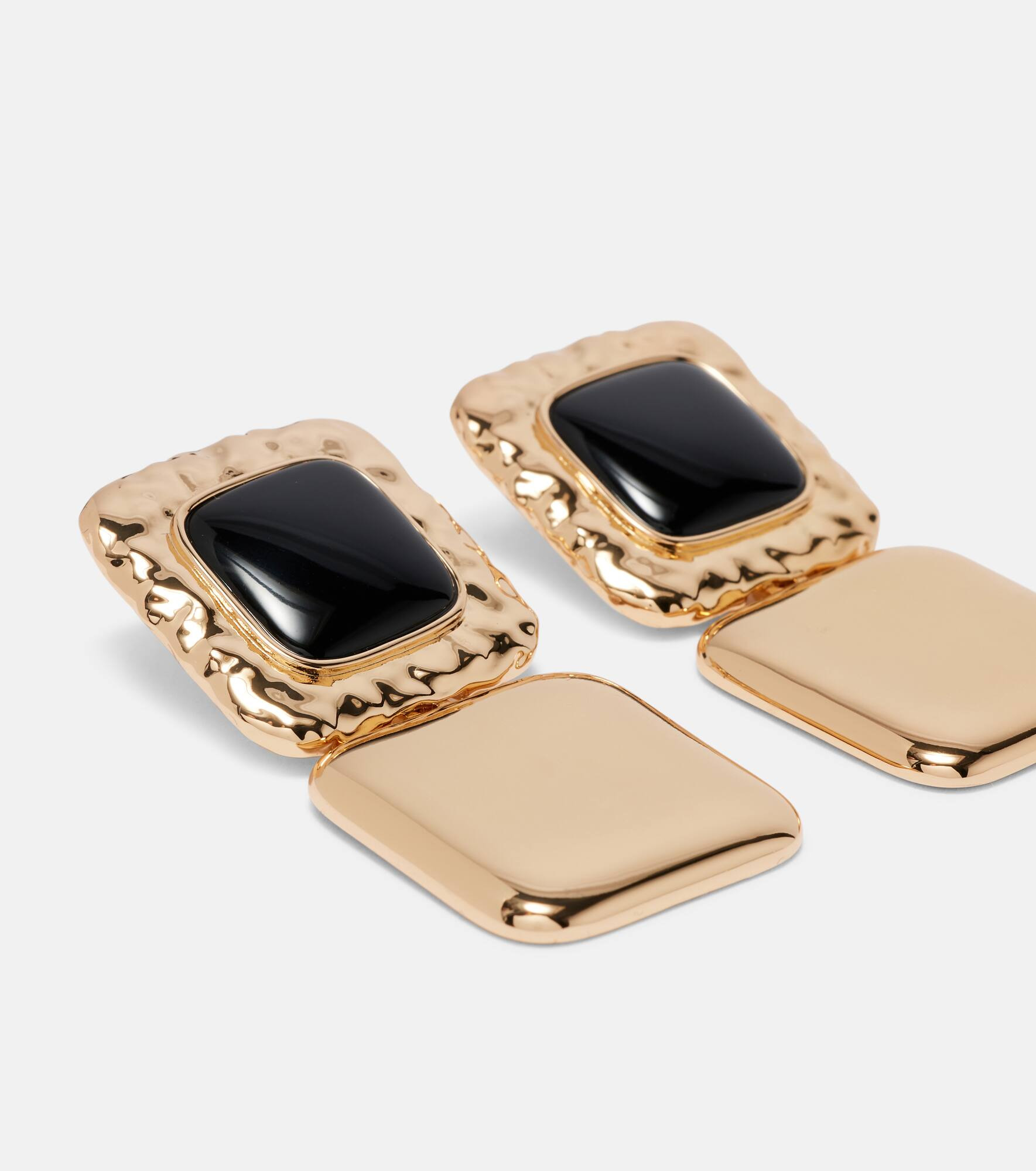 Embellished drop earrings - 4