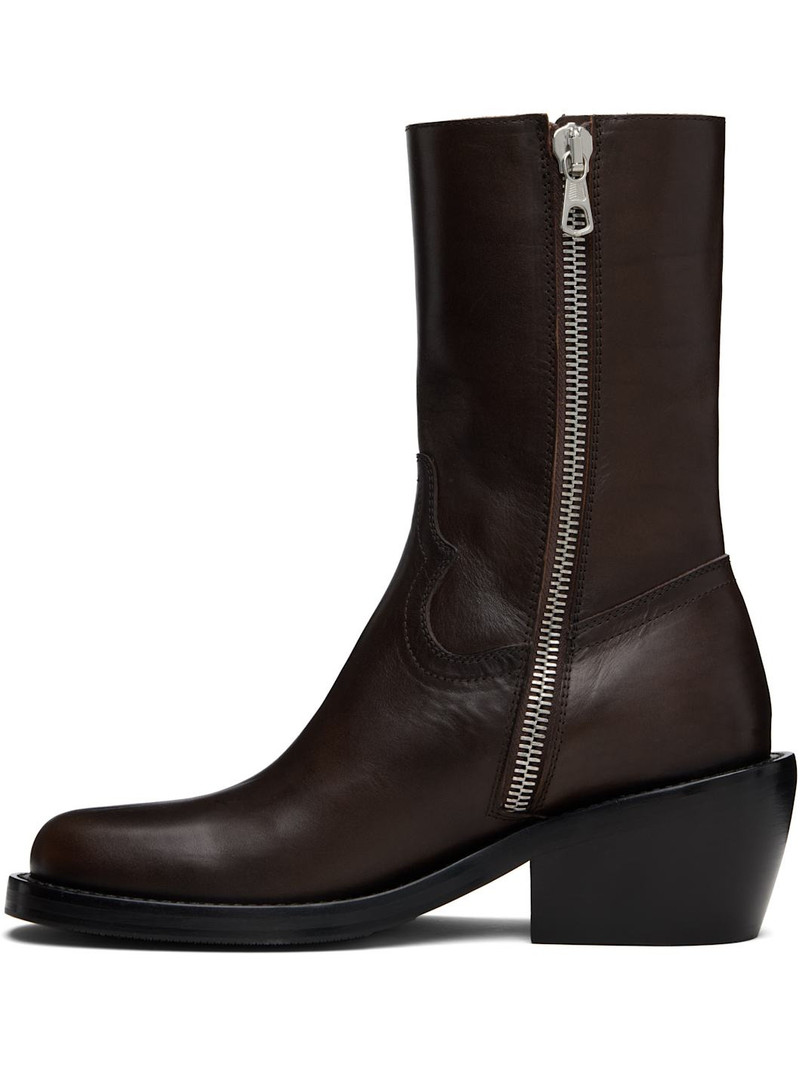 Brown Leather Boots 3