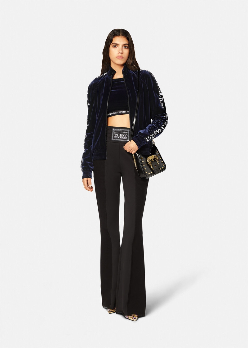 VERSACE JEANS COUTURE Logo Velvet Jacket outlook