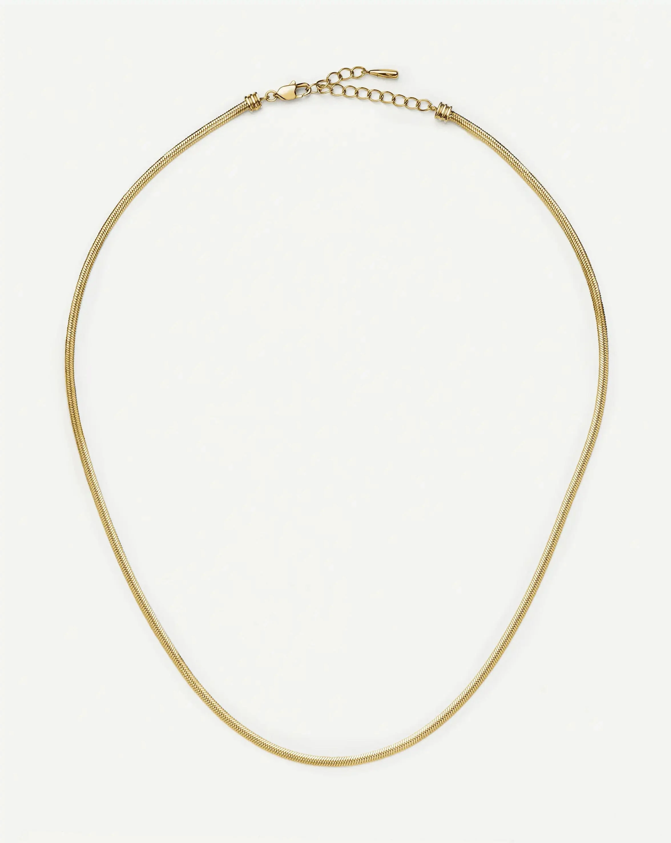 Thin Snake Chain Necklace - 1