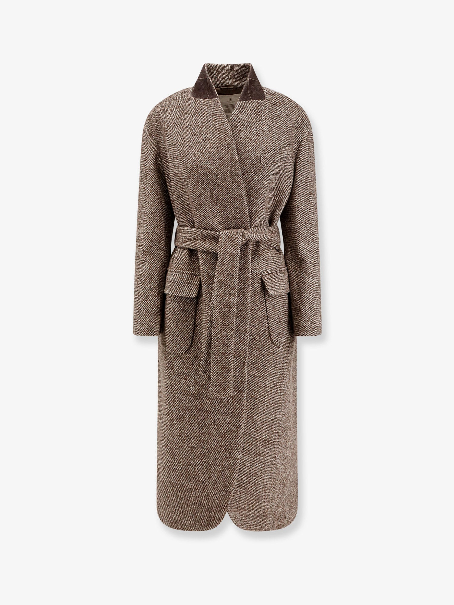 Wool Blend Padded Coat - 1