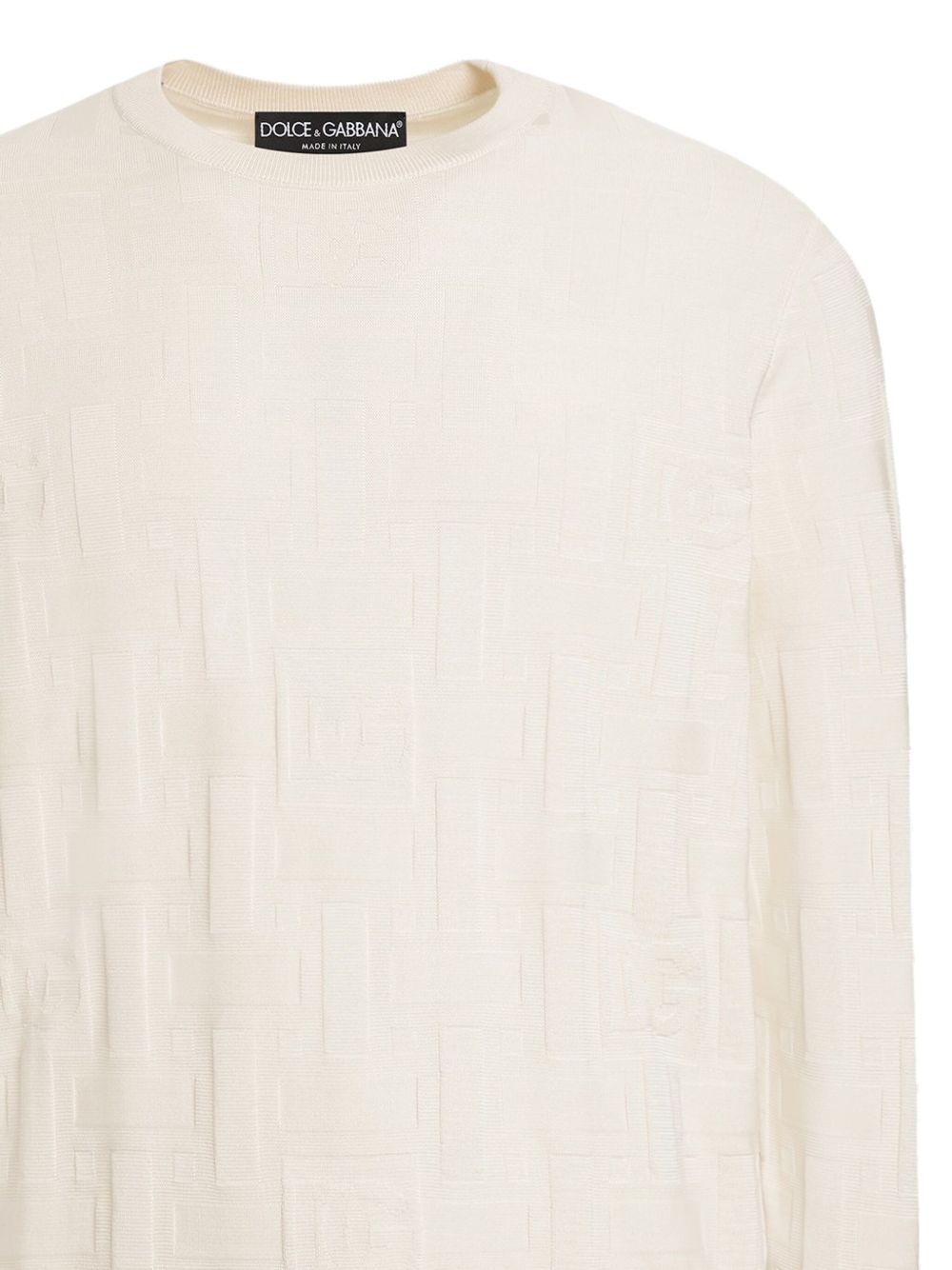 logo-jacquard sweatshirt - 2