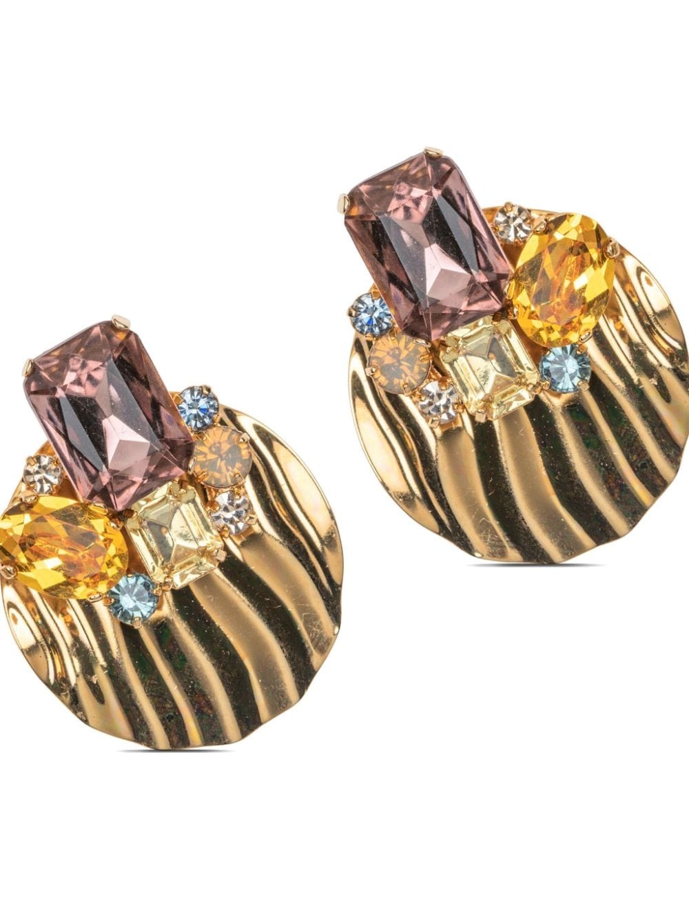 Geralda crystal-embellished earrings - 2