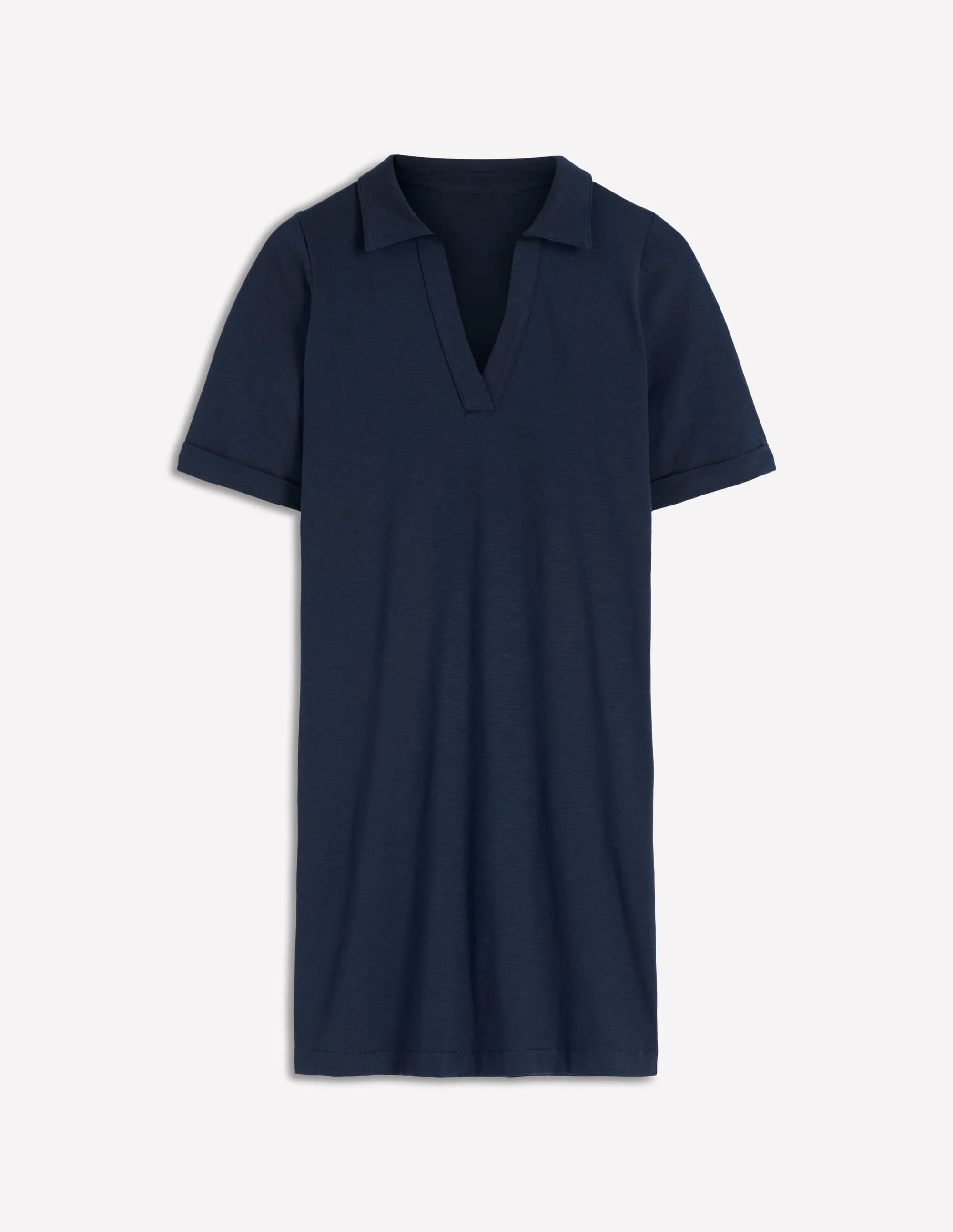 Tilda Jersey T-shirt Dress-Navy - 1