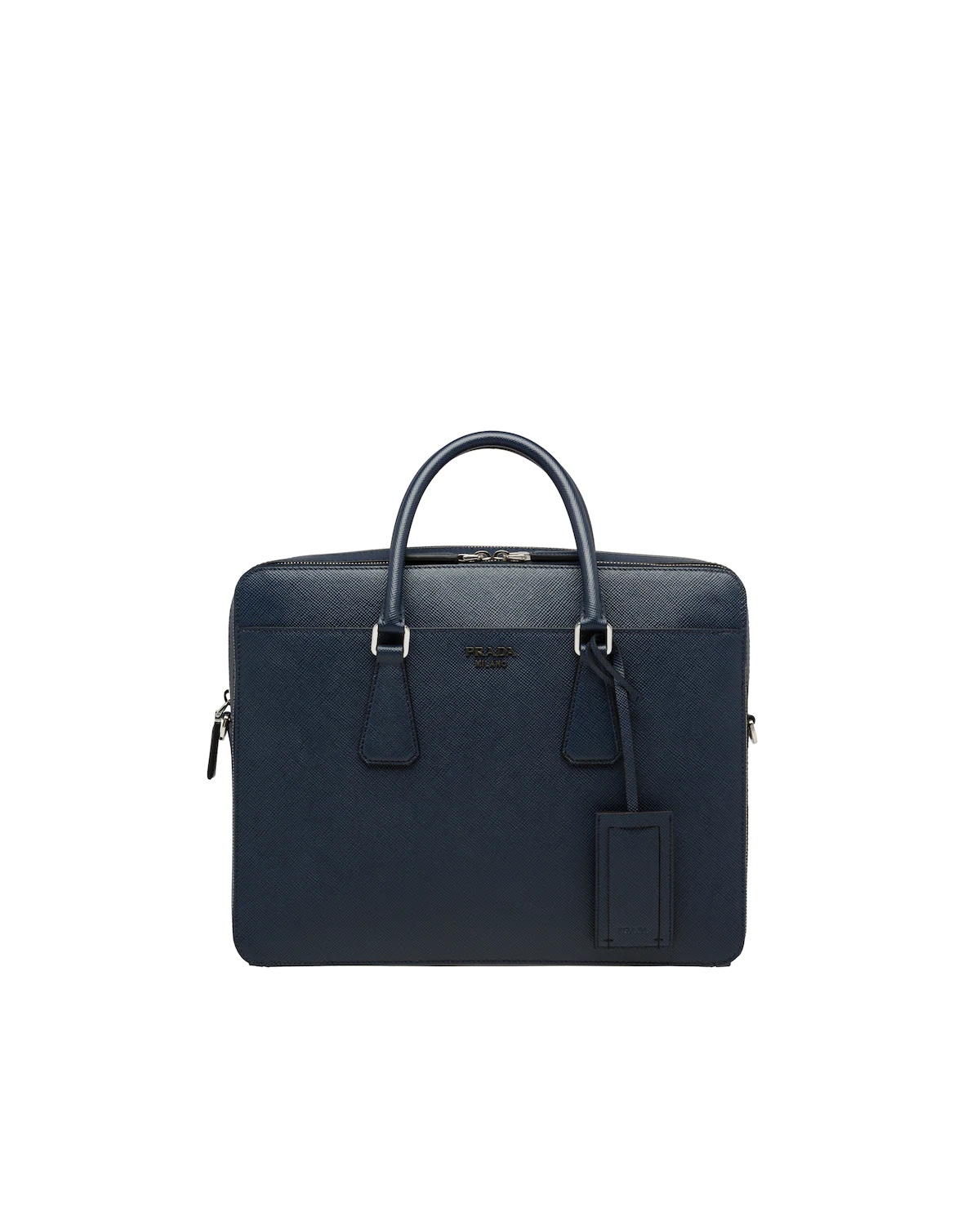 Saffiano Leather Briefcase - 1