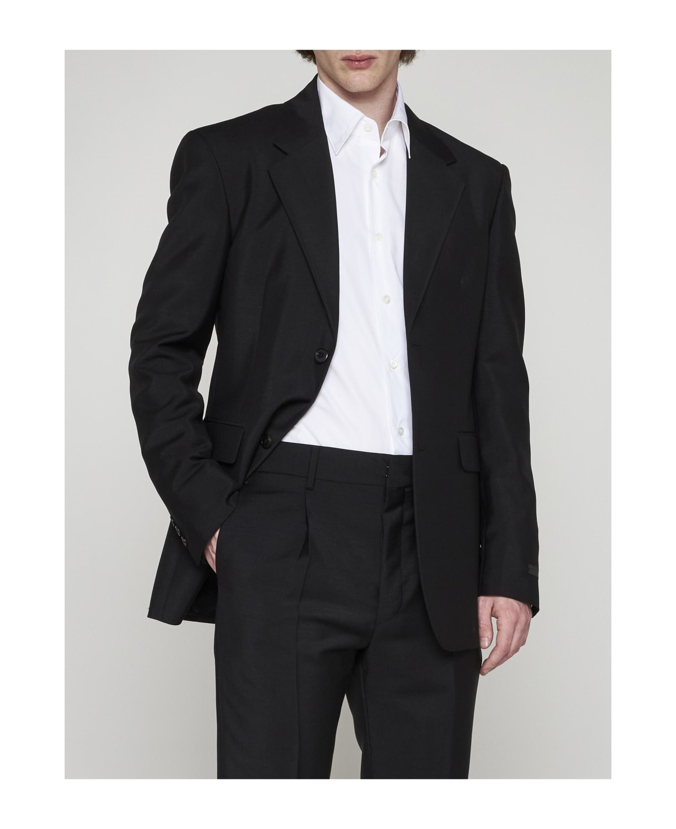 Mohair And Wool Blazer - 2