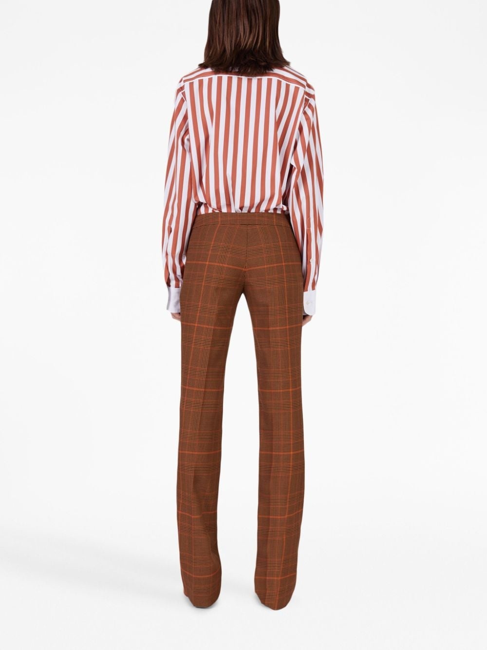Prince-Of-Wales slim-cut trousers - 3