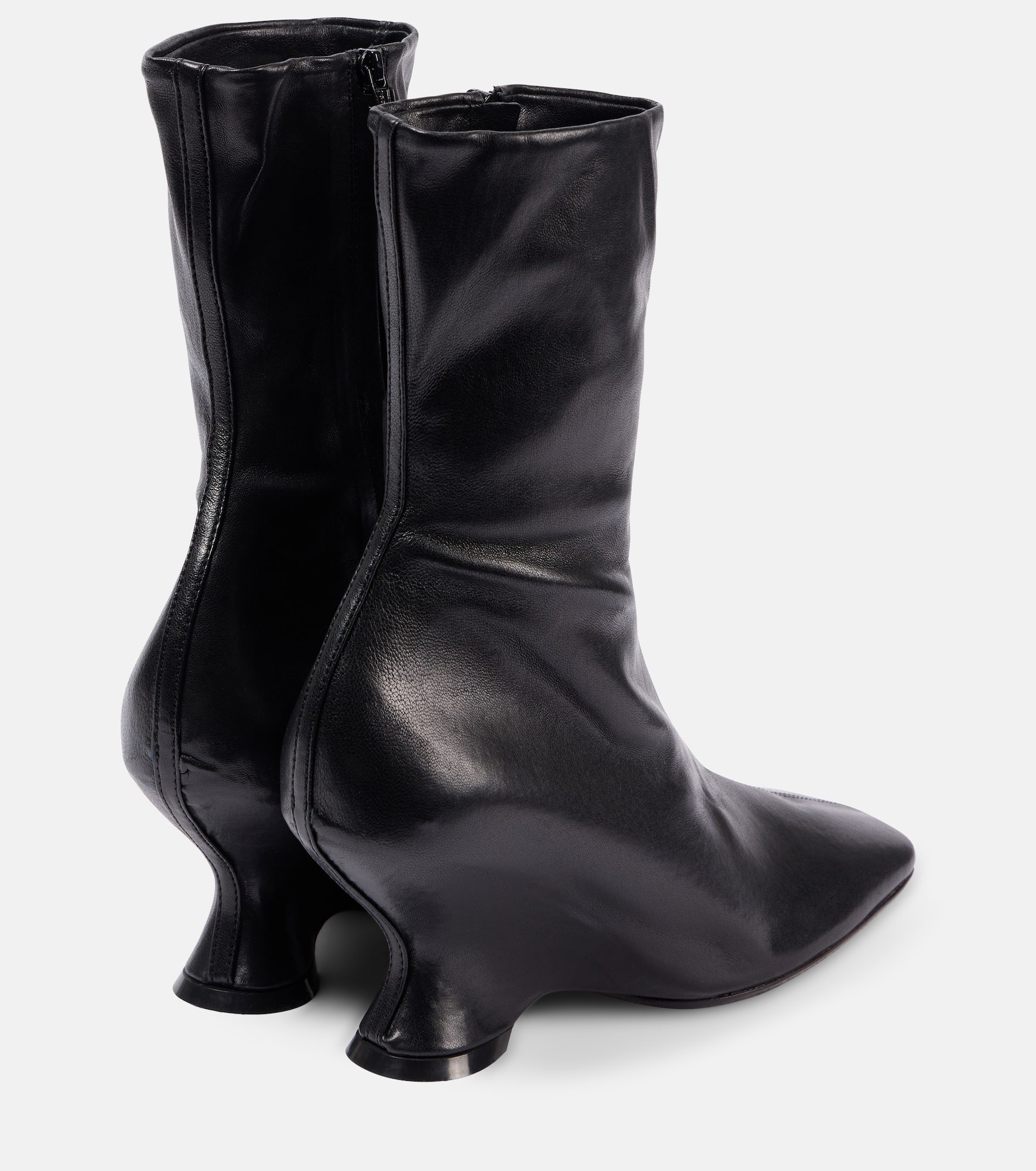 Leather ankle boots - 2