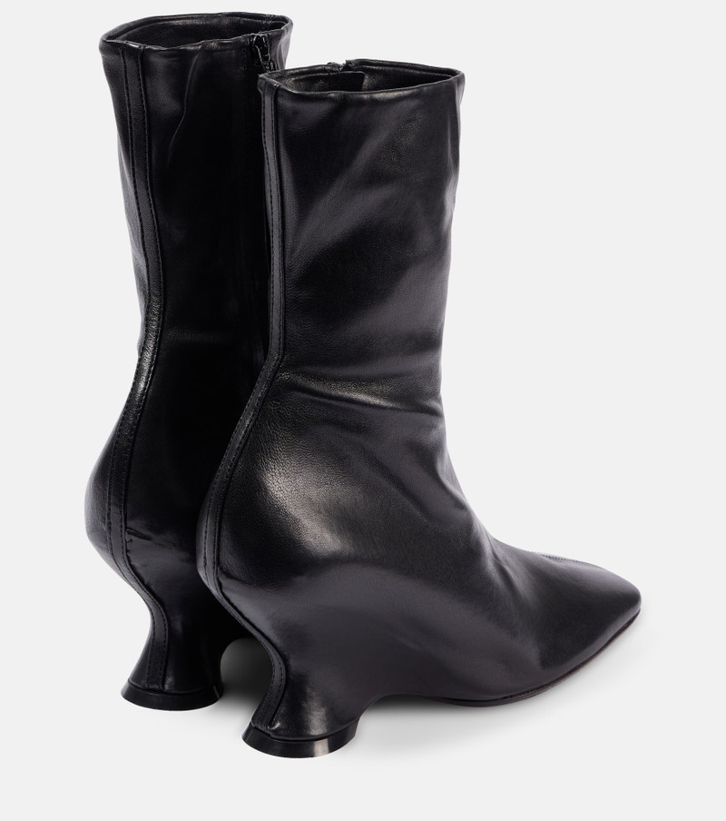 Dries Van Noten Leather ankle boots outlook