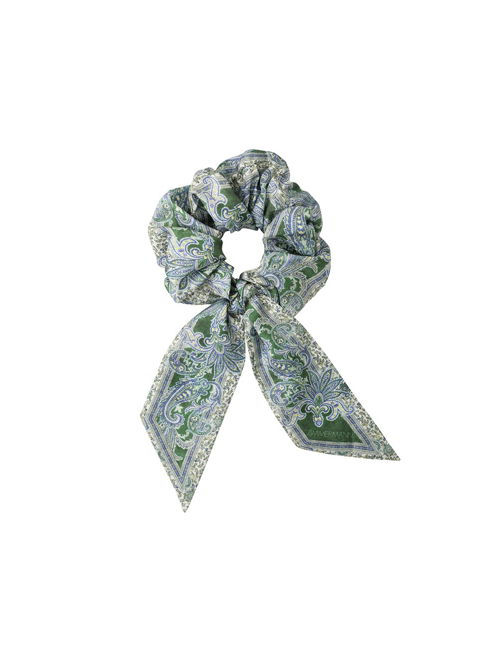 PRINTED SILK SCRUNCHIE - 1