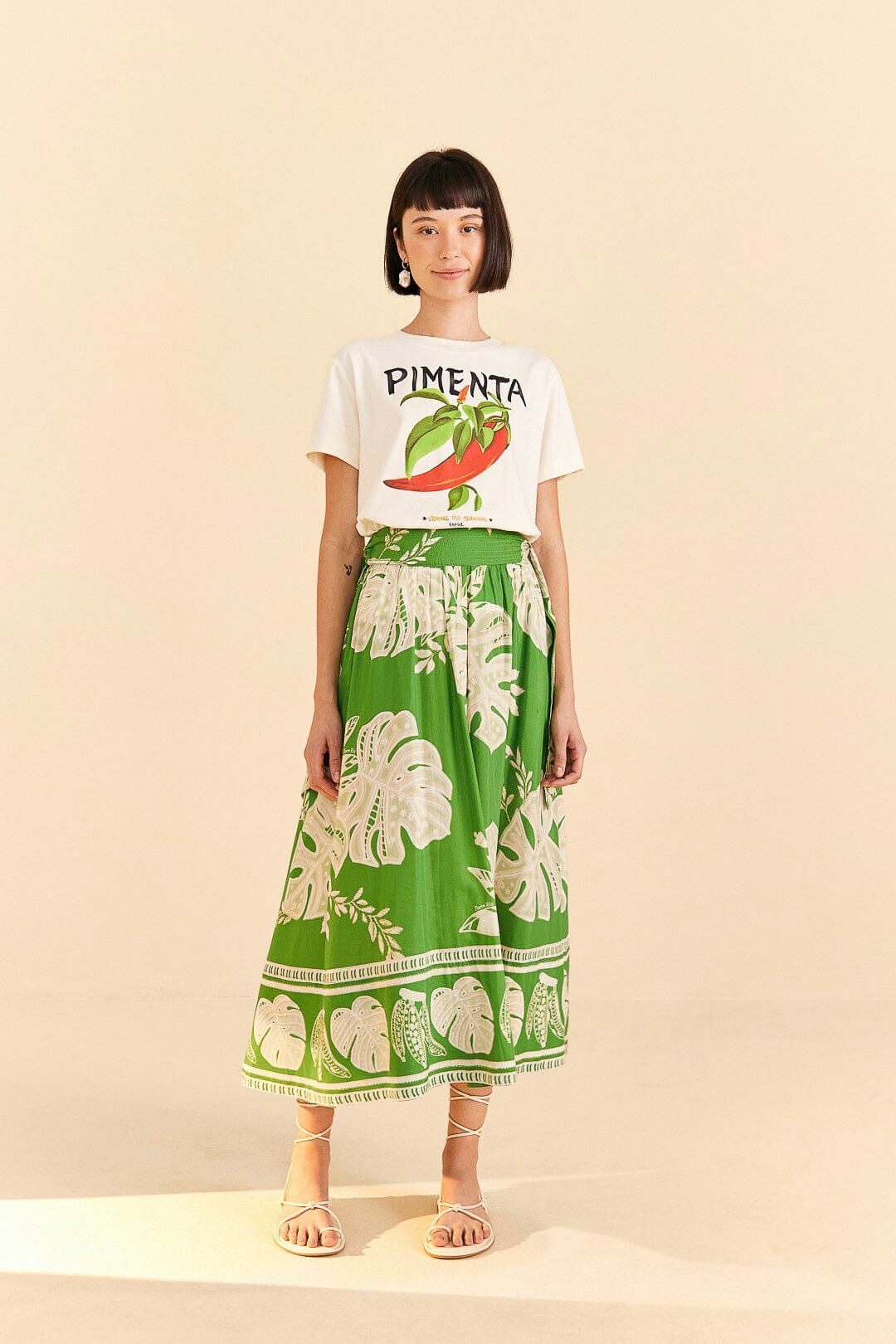 Off-White Peppers Organic Cotton T-Shirt - 2