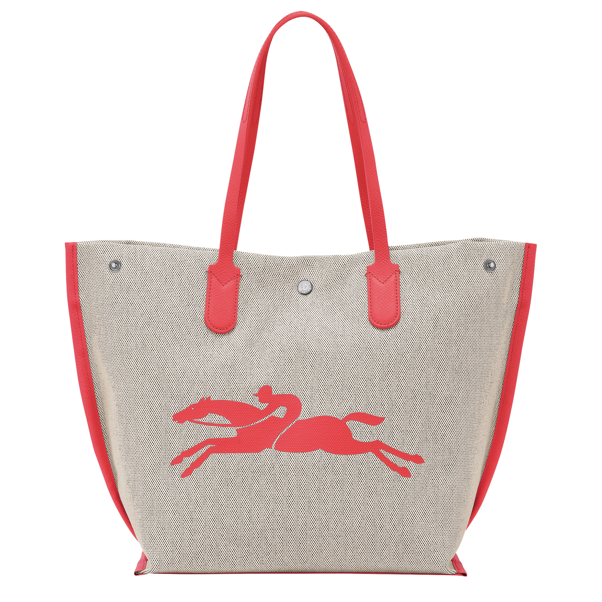 Essential L Tote bag Strawberry - Canvas - 3
