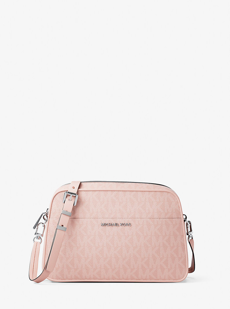 Jet Set Small Signature Logo Camera Crossbody Bag 1