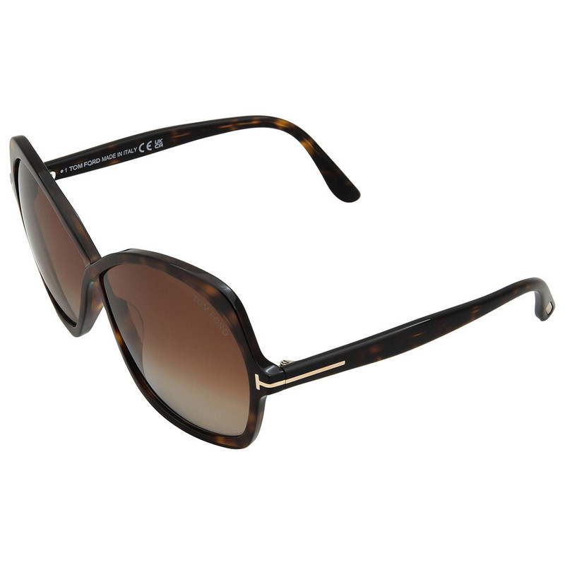 Tom Ford Rosemin Gradient Brown Butterfly Ladies Sunglasses FT1013 52F 64 5