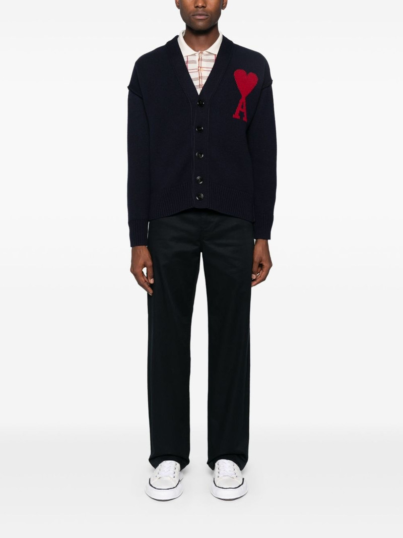 Wood Wood logo-patch trousers outlook