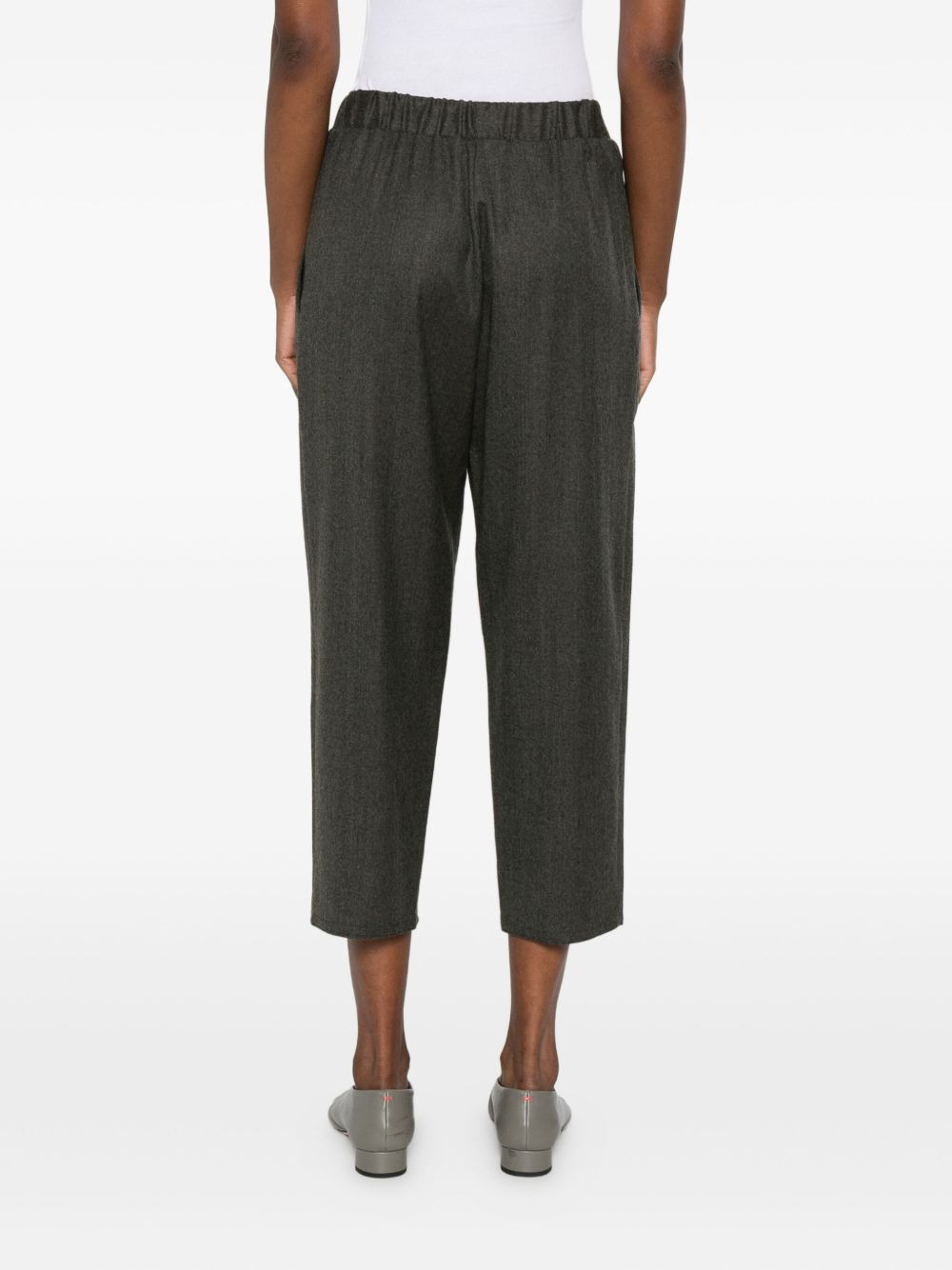 elastic-waist trousers - 4